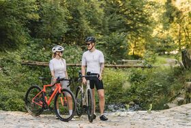 Tolle Aussicht beim einer Fahrradtour