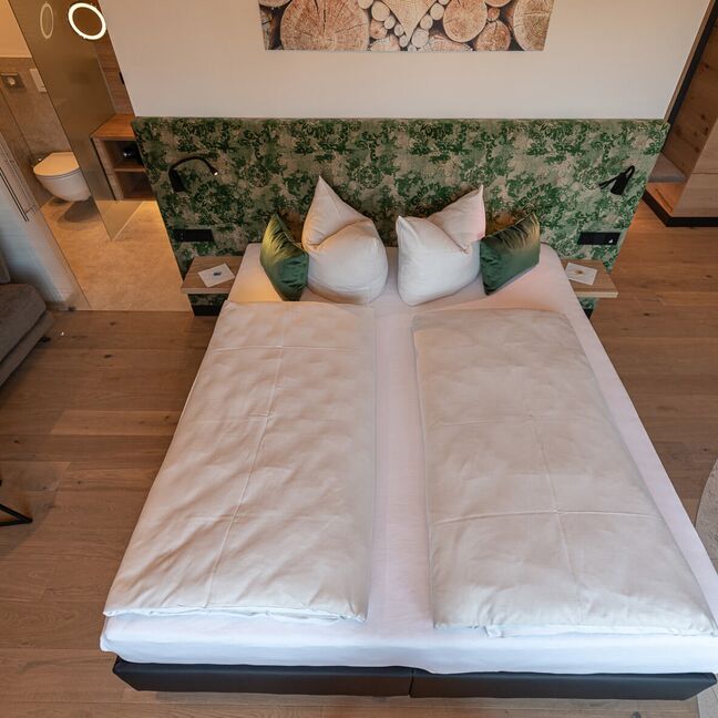 Gemütliches Boxspringbett