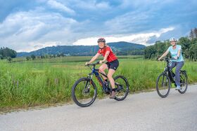 Mit dem E-Bikes im Bayerischen Wald
