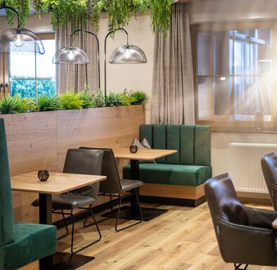 Ansicht Sitzgruppe im neuen Restaurant