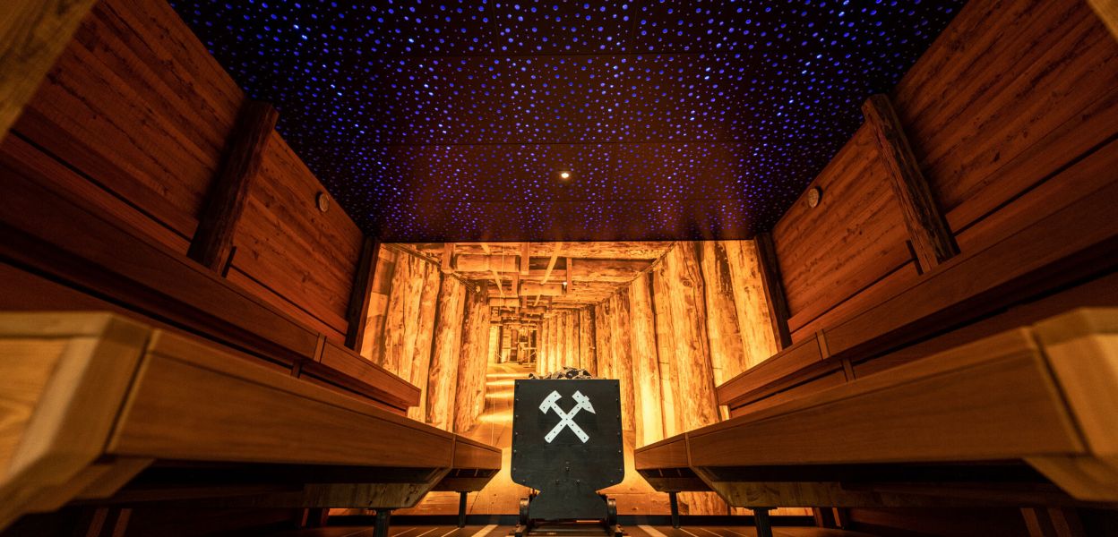 Graphit Sauna im Wellnesshotel im Bayerischen Wald Graphit Sauna im Wellnesshotel im Bayerischen Wald
