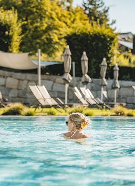 Außenpool im Wellnesshotel Bayerischer Wald