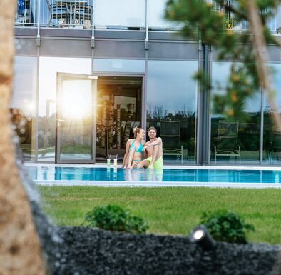 Entspannen am Infinity Pool mit Ausblick