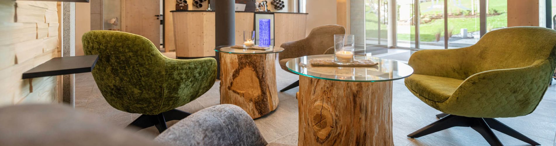 Lobby vom Wellnesshotel