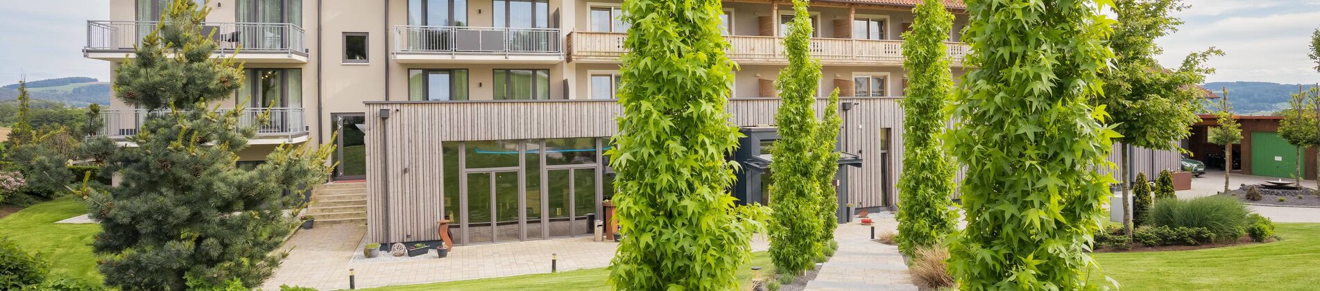 Hotelansicht von vorne