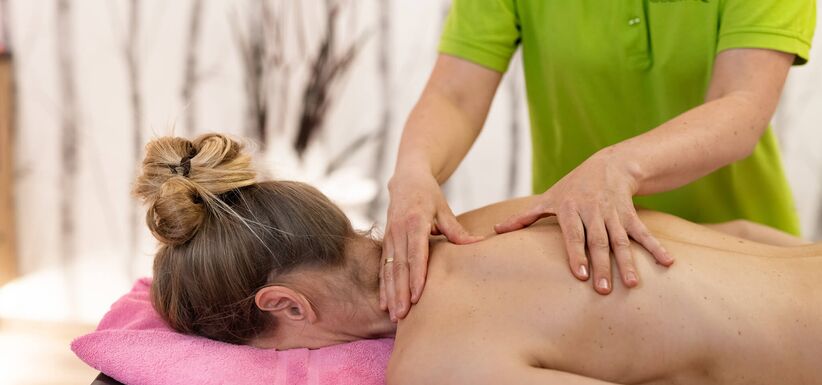 Wellnessurlaub: Klassische Teilkörpermassage