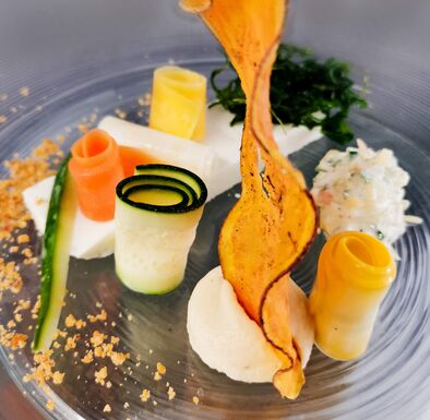 Kulinarischer Genuss - Vorspeise mit mariniertem Gemüse