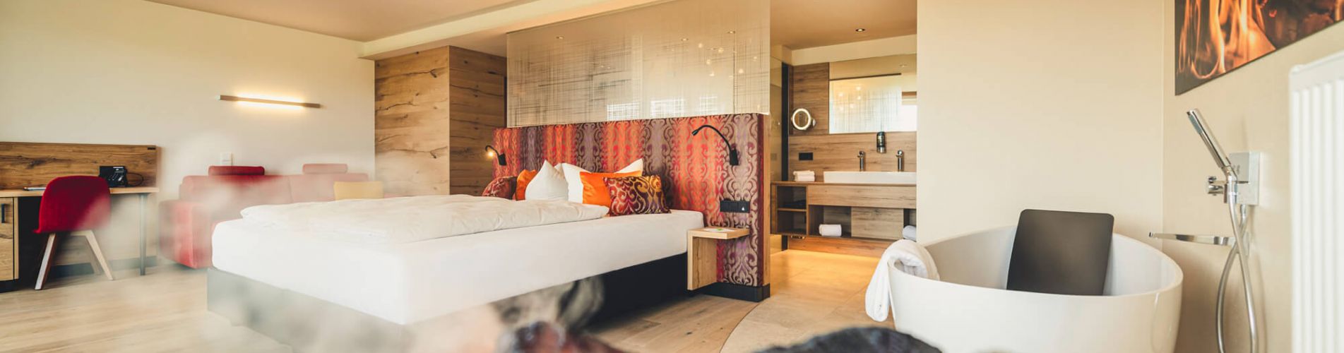 Luxus Suite mit Kamin