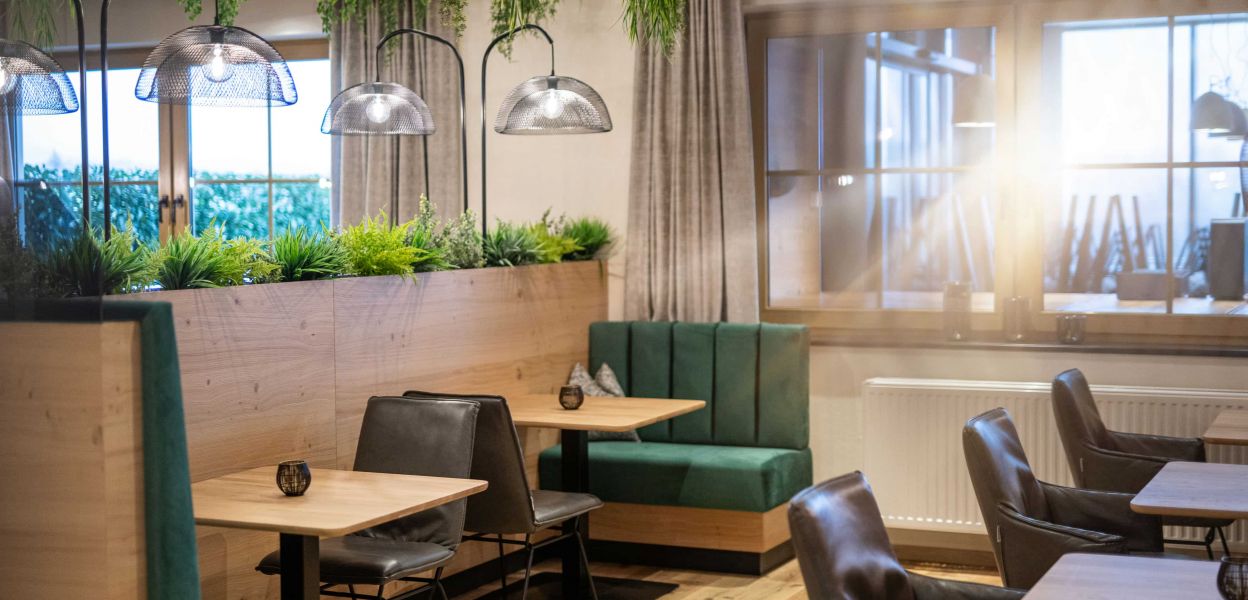 Ansicht Sitzgruppe im neuen Restaurant