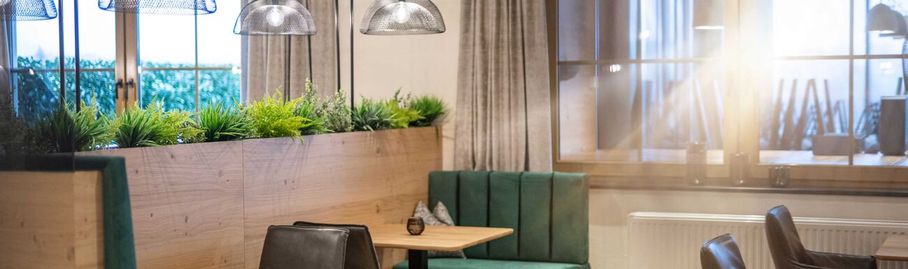 Ansicht Sitzgruppe im neuen Restaurant