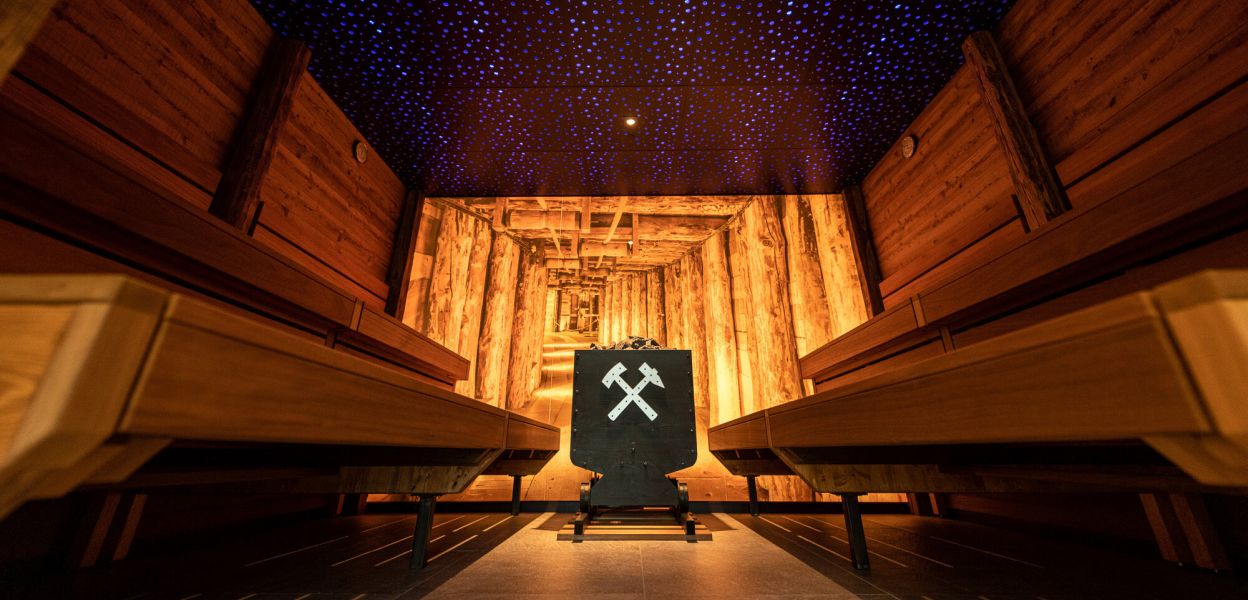 Graphit Sauna im Wellnesshotel im Bayerischen Wald Graphit Sauna im Wellnesshotel im Bayerischen Wald